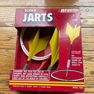Regent “sliding” Jarts - Vintage Lawn Darts
